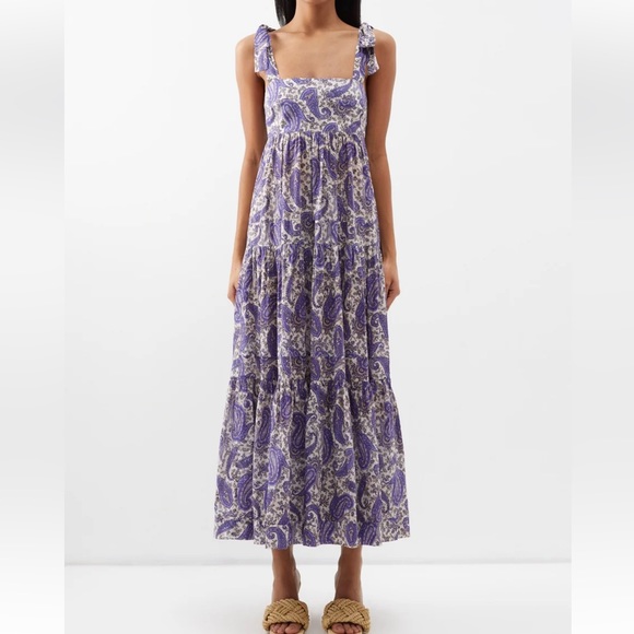 Zimmermann Devi Tie Shoulder Dress - Picture 3 of 13